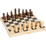 Jeu d'�checs en format boite de voyage env. 26 x 26 x 2 cm - jeu de soci�t� en bois - legler small foot ...