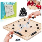 Jeu d'�checs magn�tique, magnetic chess game, avec 20 pierres magn�tiques, magnetic chess set, echiquier ...