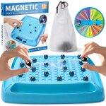 Jeu echecs magnetique, magnetic chess game, jeu magntique a effet, jeu de dames educatif pierres magntiques ...