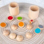 Jeu d'echecs a m�moire en bois, blocs de construction pour enfants, jeu de lancer les d�s, jouets montessori ...
