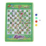 Jeu d'checs pliable serpent et echelle en tissu non tiss, pour famille, camping, randonne, cadeau ...