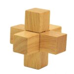 Jeu educatif d'intelligence luban lock cubes, casse - t�te iq, kongs ming lock