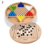 Jeu familial non toxique, respectueux de l'environnement, avec echecs ludo, jeu de dames chinoises, jouets ...