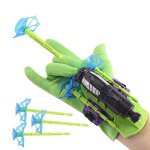 Jeu de figurines en plastique pour enfants, gants de cosplay, lanceur de hros, jeu de poignet educatif ...