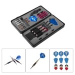 Jeu de fléchettes en métal pour animaux de compagnie, kit de fléchettes, vol, pointe de fléchette avec ... Jeu de fléchettes en métal pour animaux de compagnie, kit de fléchettes, vol, pointe de fléchette avec ...
