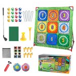 Jeu de golf de jardin fourinone avec cible et club detachable