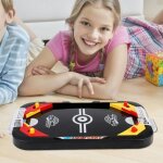 Jeu de hockey sur glace 2 en 1 pour enfants, mini table interactive de hockey sur air, combat de bureau, ...