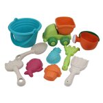 Jeu de jouets d'eau pour enfants, seau en plastique color, pelle chariot elvateur