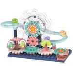 Jeu de jouets a empiler pour enfants, jeu de construction de mini parc ferriswheel, blocs d'assemblage ...