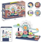 Jeu de jouets a empiler, piste coulissante pour enfants, mini roues, blocs de construction, parc d'attractions ... Jeu de jouets a empiler, piste coulissante pour enfants, mini roues, blocs de construction, parc d'attractions ...