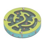 Jeu de labyrinthe d'équilibre double face educatif rond portable en bois pour enfants, jeu de société, ... Jeu de labyrinthe d'équilibre double face educatif rond portable en bois pour enfants, jeu de société, ...