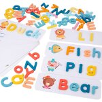 Jeu de lettres assorties, jouet educatif pour la maternelle