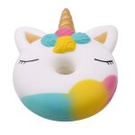 Jeu de licorne a gros donuts pour enfants, nouveau jouet amusant et anti - stress, rose, jumbo, a monte ...