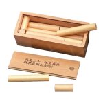 Jeu de logique de défi de puzzle de serrure de jouet de puzzle de cylindre en bois Jeu de logique de défi de puzzle de serrure de jouet de puzzle de cylindre en bois