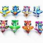 Jeu mini avion pour garons, 1 pice, modle animal de dessin anim mignon, jouets educatifs style traction, ...