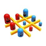 Jeu de morpion big eat small, 2 joueurs, bleu et rouge, gobblet go Jeu de morpion big eat small, 2 joueurs, bleu et rouge, gobblet go