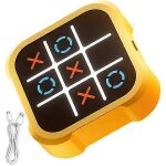 Jeu de morpion electronique 3 en 1, jouets portables pour enfants, jeu d'�checs num�rique