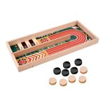 Jeu de palets a fronde rapide, plateau interactif, table en bois, jeu gagnant de hockey, bataille de ...
