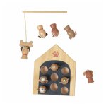 Jeu de peche a la ligne chien