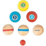 Jeu de ptanque enfant applepop - jeu d'adresse - 6 boules de ptanque + 1 cochonnet + 1 sac - jeu plein ...