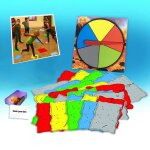 Jeu de plateau cr�atif avec cartes rotatives pour enfants, jeu de solitaire en famille, jeu educatif ...