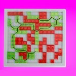 Jeu de plateau d'echecs gladiateur a carreaux, jeu interactif parent - enfant, cadeau d'anniversaire ...