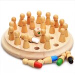 Jeu de plateau a mémoire pour enfants, puzzle en bois, pièces d'échecs de couleur assortie, jeux de fête, ... Jeu de plateau a mémoire pour enfants, puzzle en bois, pièces d'échecs de couleur assortie, jeux de fête, ...