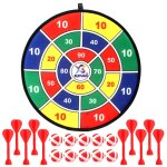 Jeu de plateau s�curis� pour enfants, 14. 2 pouces, jeu de fl�chettes en tissu, avec sangle habituelle, ...