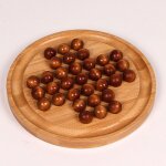 Jeu de plateau de solitaire en bois, jeu amusant pour enfants, jouet educatif pour le cerveau