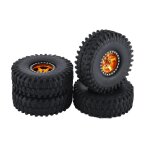 Jeu de pneus de jante de roue a billes 1. 9 en m�tal, pour voiture a chenilles axiale 1 / 10 rc scx10 ...