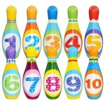 Jeu de quilles et balles de bowling pour enfants, 1 ensemble de jouets educatifs en pu, amusants et sûrs, ... Jeu de quilles et balles de bowling pour enfants, 1 ensemble de jouets educatifs en pu, amusants et sûrs, ...