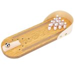 Jeu de quilles de table, jeu de mini - bowling de table avec dcoration de bureau en bois pour enfants, ...