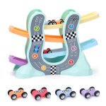 Jeu de rails de course pour enfants, voiture de course magique, modle de route, idal pour cadeau d'anniversa ...