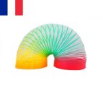 Jeu de ressort magique fluo arc en ciel spiral jouet enfant ondamania
