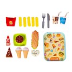Jeu de rle en plastique multifonctionnel pour enfants, jeu de maison amusant, gteau, biscuit, chien ...