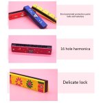 Jeu de simulation d'harmonica r�aliste pour enfants, jouets multifonctionnels, dessin anim�, ensemble ...