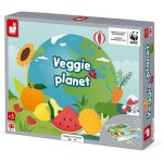 Jeu de socit 2 en 1 veggie planet - jeu ludo - educatif - apprentissage sur les fruits et lgumes - ...