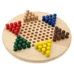 Jeu de société en bois de dames chinoises Jeu de société en bois de dames chinoises