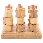 Jeu de socit en bois, jeu de morpion, jeu d'checs, jeu de loisirs intelligent