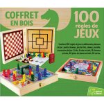 Jeu de societe coffret en bois 100 jeux Jeu de societe coffret en bois 100 jeux