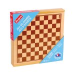 Jeu de societe coffret bois dames et d'echecs
