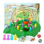Jeu de soci�t� comp�titif et educatif multijoueur tortoise bunny trap - fian