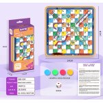 Jeu de socit de dames magntiques miniatures pour enfants, ducatif, stimulant la main et le cerveau, ...