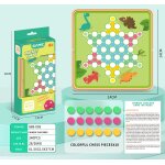 Jeu de socit de dames magntiques miniatures pour enfants, ducatif, stimulant la main et le cerveau, ...