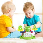 Jeu de socit educatif montessori pour enfants, echelle numrique, jeu de calcul