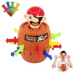 Jeux de société pour enfants, pic pirate jeu d'éjection de tonneau en bois, jeu rigolo pour groupes, ... Jeux de société pour enfants, pic pirate jeu d'éjection de tonneau en bois, jeu rigolo pour groupes, ...