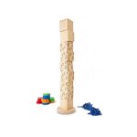 Jeu de societe geant en bois : tour de pise xxl de 65 cm de haut avec 12 palets Jeu de societe geant en bois : tour de pise xxl de 65 cm de haut avec 12 palets
