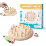 Jeu de socit memory twin pour enfants - elgant jeu d'checs en bois de haute qualit avec le cochon ...