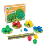 Jeu de socit d'orchides montessori, jouets educatifs en bois pour enfants, jeu de vergers pour garons ...
