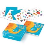 Jeu de soci�t� pour tout - petits, cartes assorties, jouet montessori avec 54 cartes flash, aide p�dagogique ...